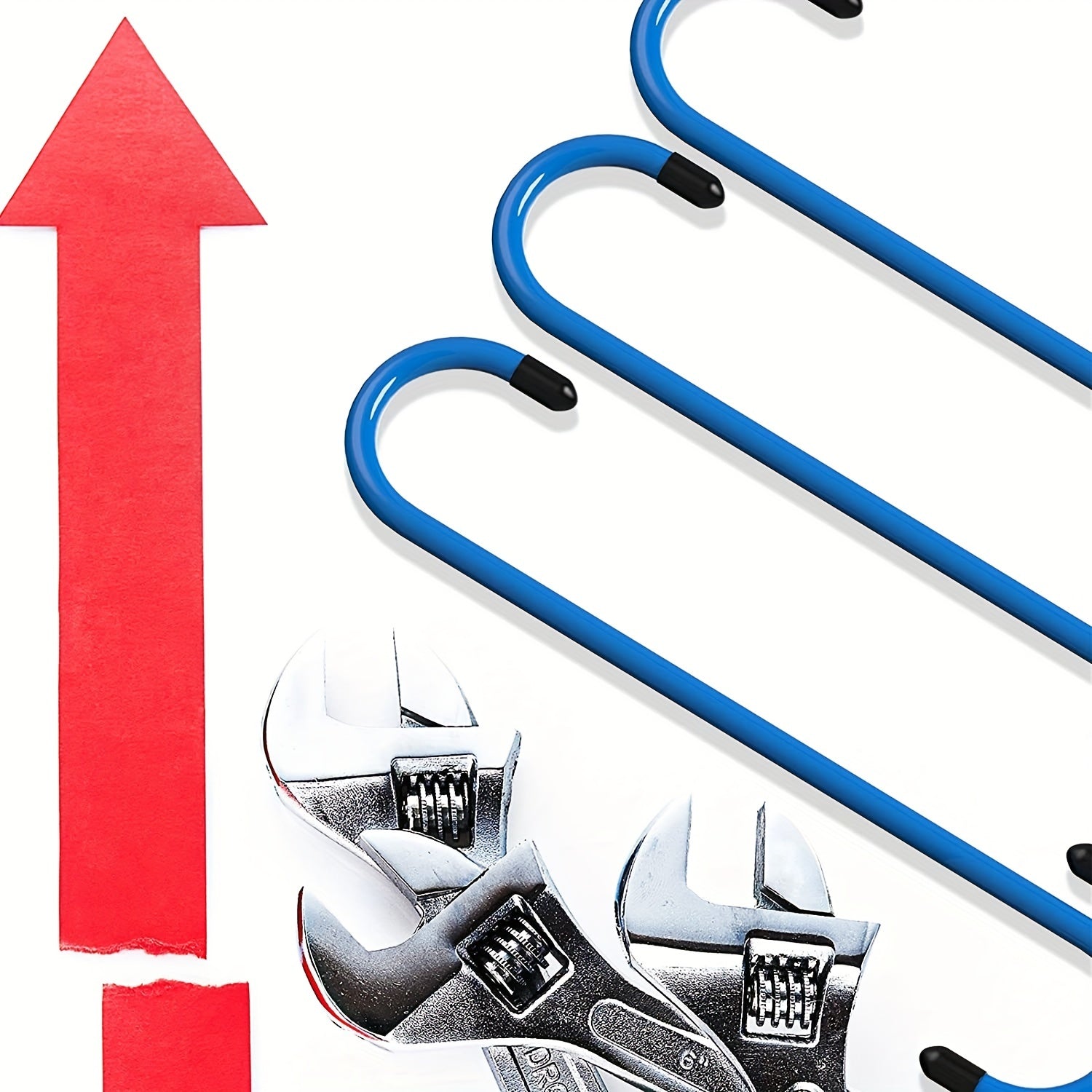 Conjuntos de soportes para pinzas de freno en negro o azul para protección de mangueras de freno