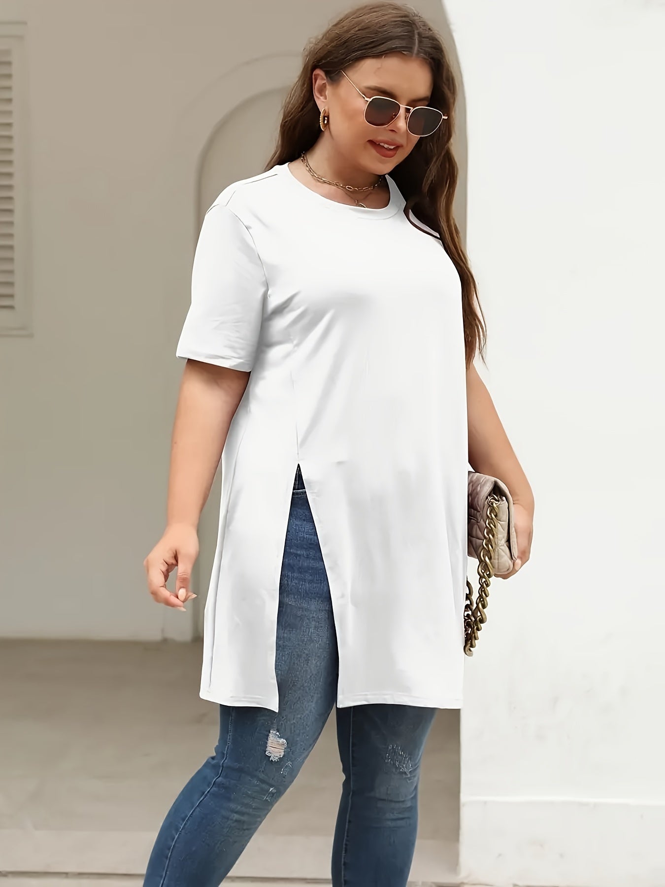 Women's Plus Size T-Shirts Casual Comfortable Plus Size Tops