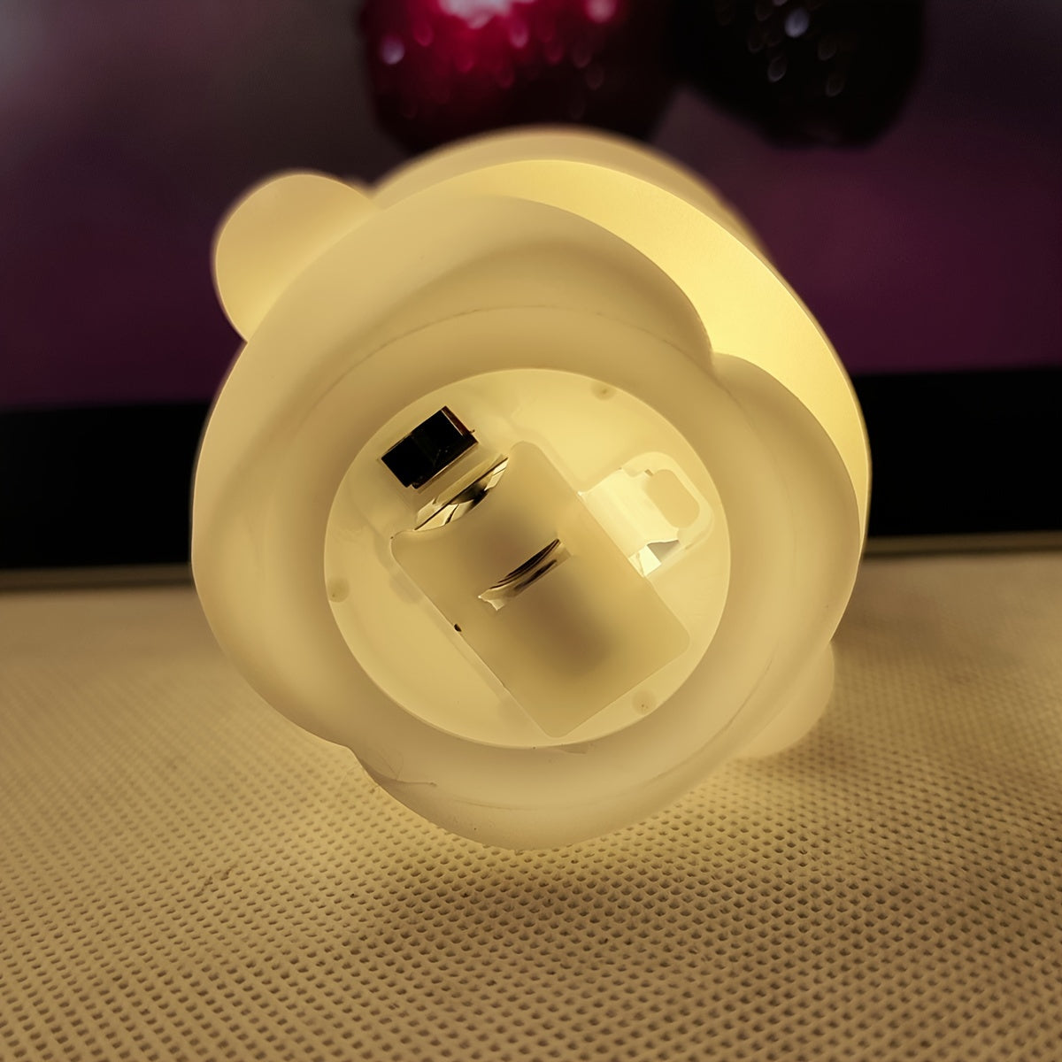 Светодиодный светильник «Медведь» - настольная лампа в виде животного, работающая от батареек, идеально подходит для праздников и вечеринок, отличный подарок.