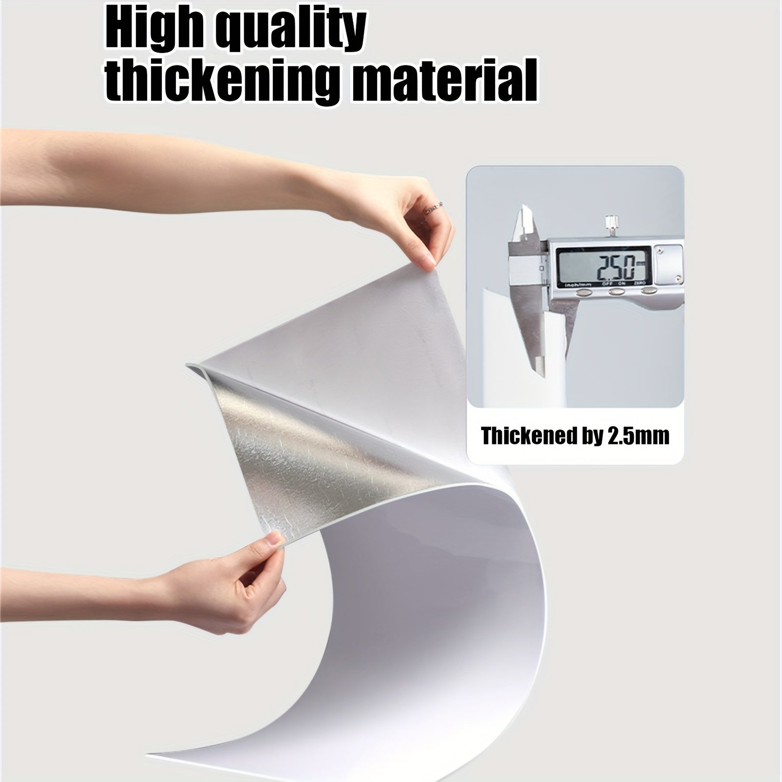 Self-Adhesive Waterproof Marble Tile Wall Stickers for Kitchen Bathroom Set of 10