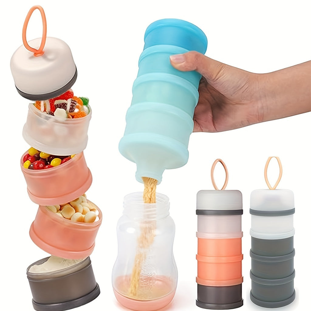 Baby Feeding Dispenser Portable Formula Container for Travel Spill-Proof BPA Free