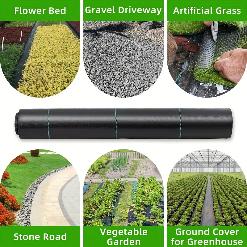 Heavy Duty PP Woven Ground Cover Fabric for Horticulture Agriculture Landscaping 50/100m