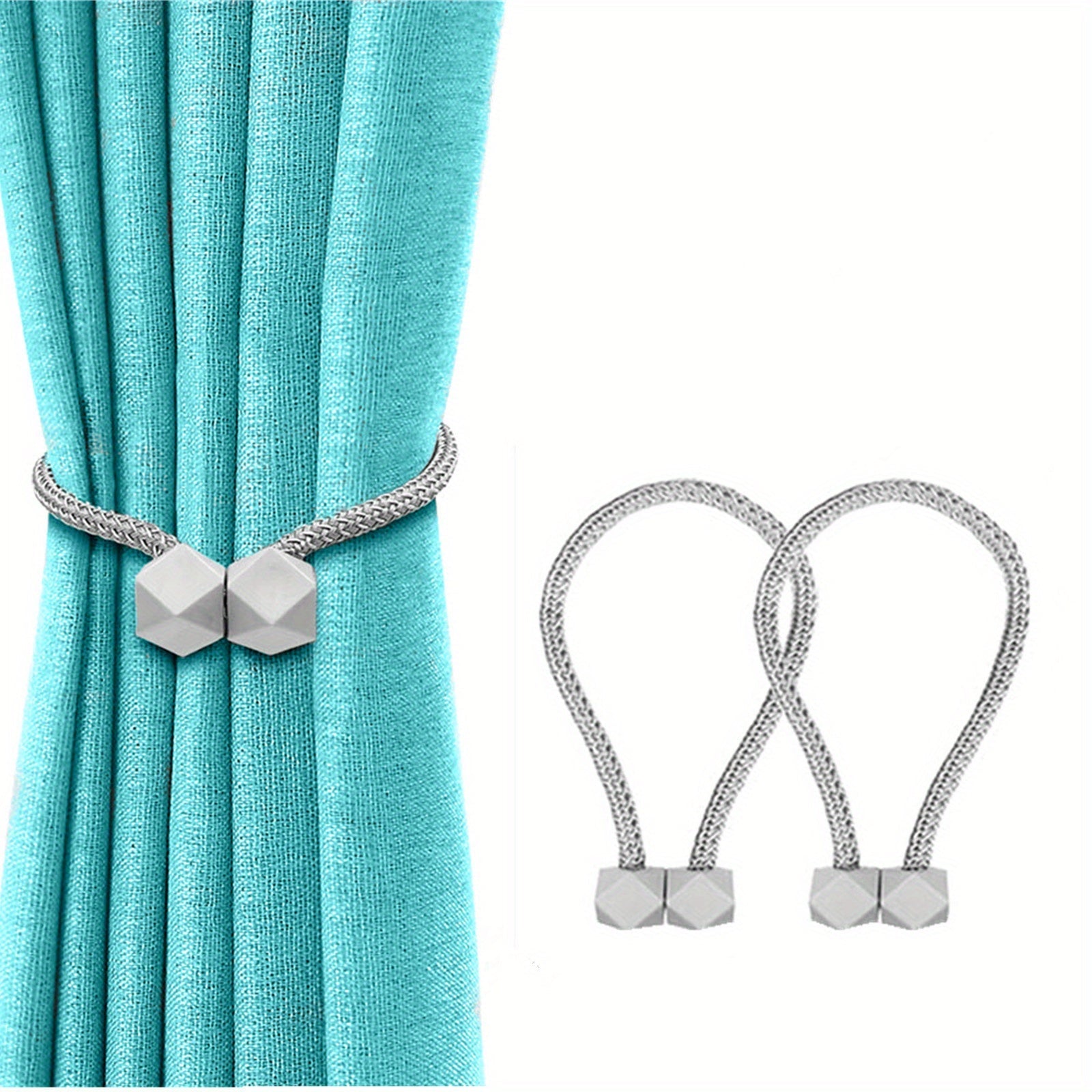 Magnetic Curtain Buckles for Drapes and Curtains, Easy to Use, Durable