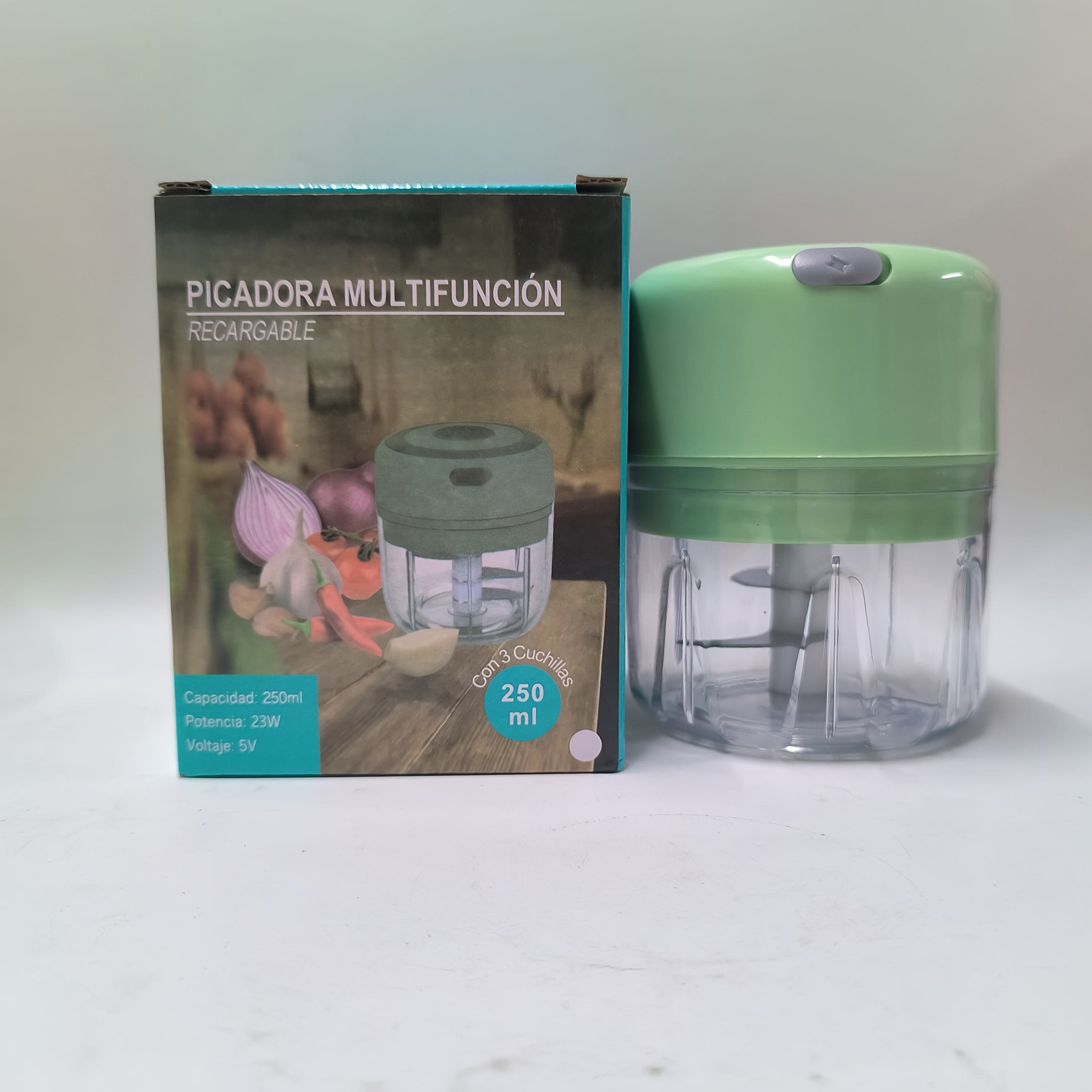 1 dona RZSYZH Ko'p funksiyali Elektr oziq-ovqat maydalagich - USB orqali zaryadlanadigan Mini Sarimsoq maydalagich, Portativ piyoz kesgich - Sarimsoq, Zanjabil, Qizil qalampir uchun sabzavot protsessori (3 rang tanlovi) - Sabzavot