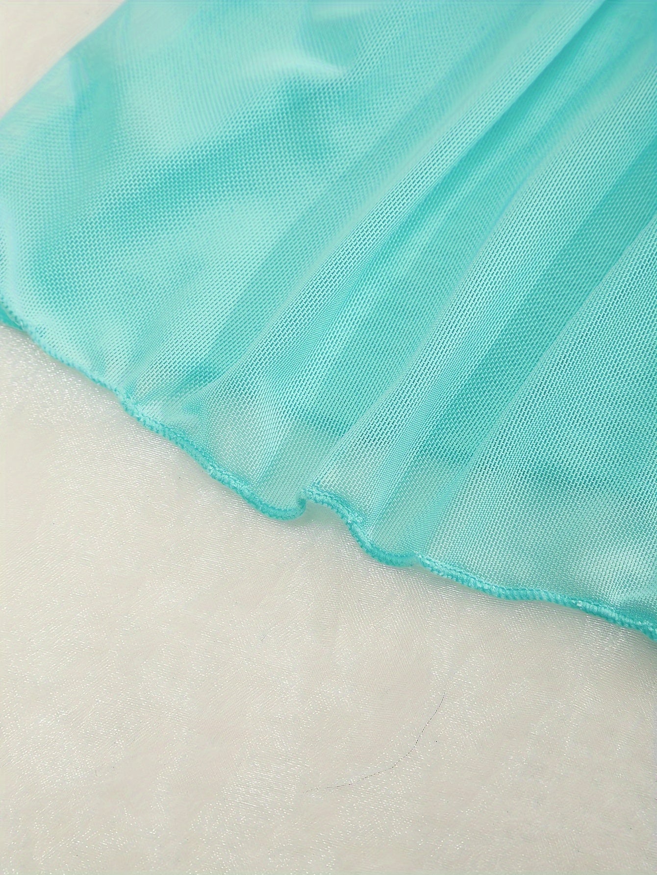 Women's Lingerie Set Embroidered Flower Pattern Babydoll and Slip Dress