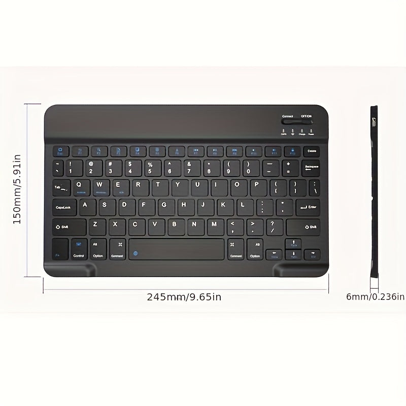 Wireless Ultra-Thin Keyboard and Mouse Set for iPad Tablet and Laptop
