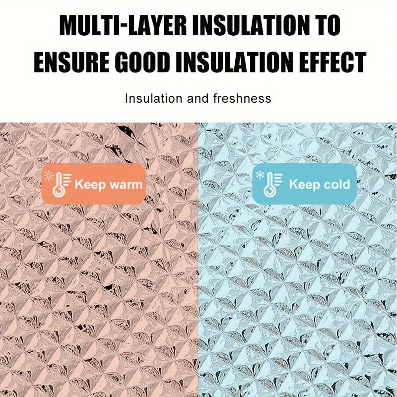 Insulated Lunch Bag Canvas Large Capacity Portable Food Storage for Women