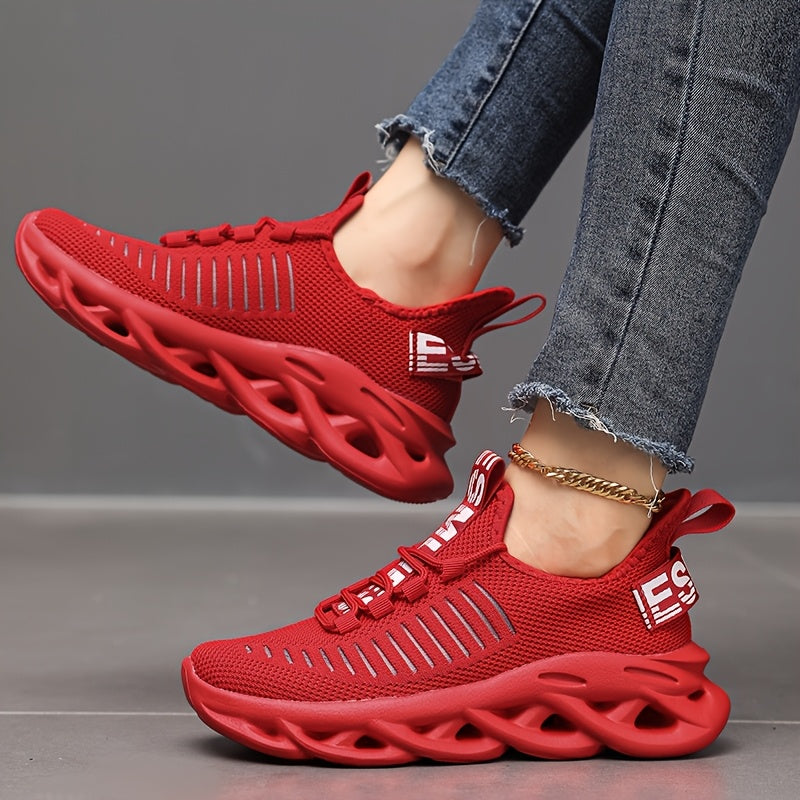 Zapatillas de malla para niños con soporte de arco, suela ligera de EVA, rosa con rayas blancas, para niños y niñas