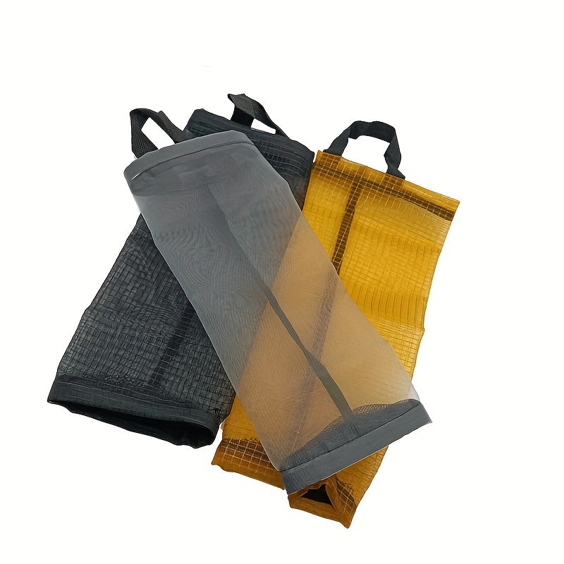 Wall-Mounted Kitchen Organizer for Trash Bag Storage and Dispensing Plastic Garbage Bag Holder