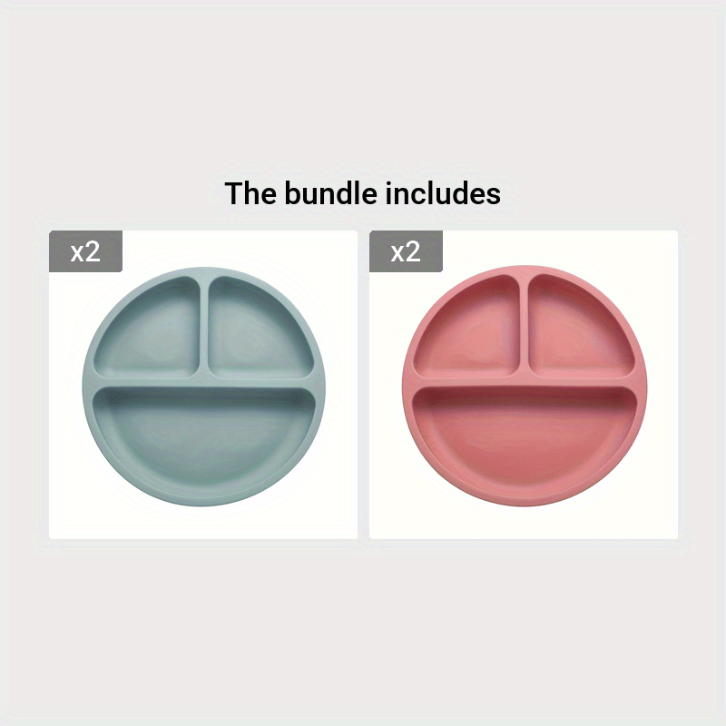 Silicone Suction Feeding Plate for Kids Non-Slip Cartoon Design Easy to Clean