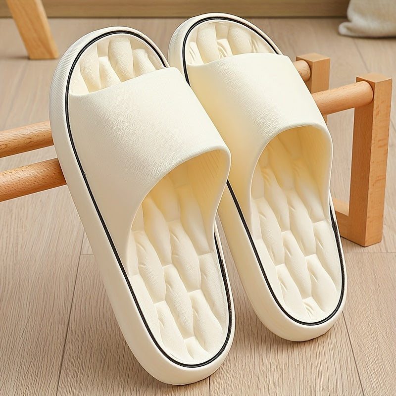 Unisex EVA Slides Open-Toe Breathable Casual Slippers Lightweight Non-Slip Indoor All-Season