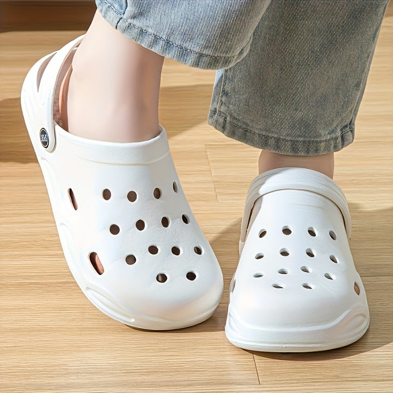 Women Summer Autumn Hollow Beach Slippers Anti-slip Soft Sole Outdoor Indoor