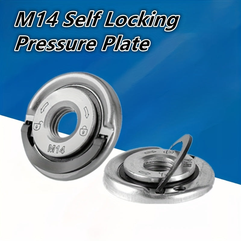 Angle Grinder Locking Nut, Quick Clamping Tool, Heavy Duty Replacement