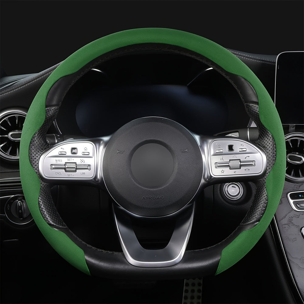 Non-Slip Universal Steering Wheel Cover Sweat-Absorbing Buckle for Cars