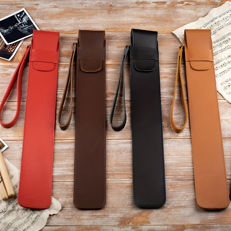 Waterproof Faux Leather Drum Case for Vintage Drums Storage Organizer