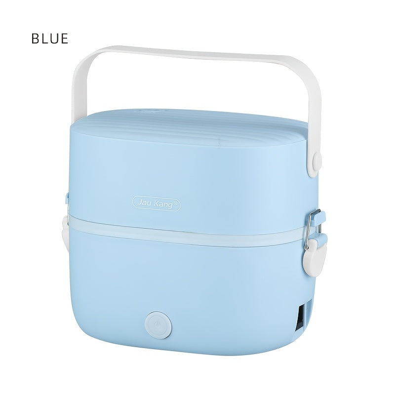 Электрический обогревающий ланч-бокс с двойной изоляцией, европейская вилка, рисоварка- пароварка