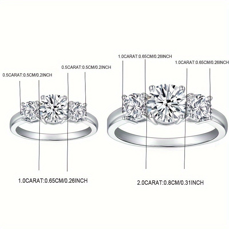 Сногсшибательное обручальное кольцо из серебра 925 пробы с блестящим дизайном, исключительно блестящее кольцо для пальца, украшенное подарочной коробкой