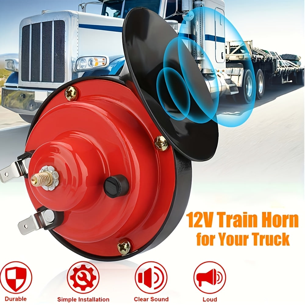 Car Horn 12V Electric Sound Signal for Cars and Motorcycles