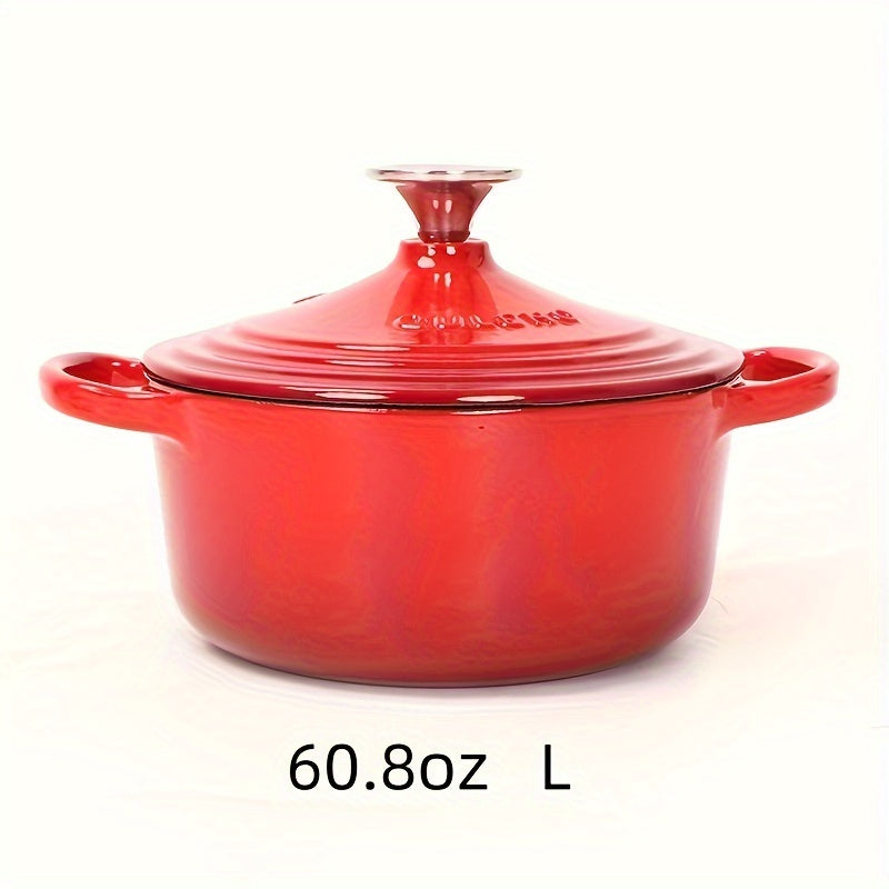 Enamel Cast Iron Health Pot for Rice and Cooking, 30.4oz or 60.8oz
