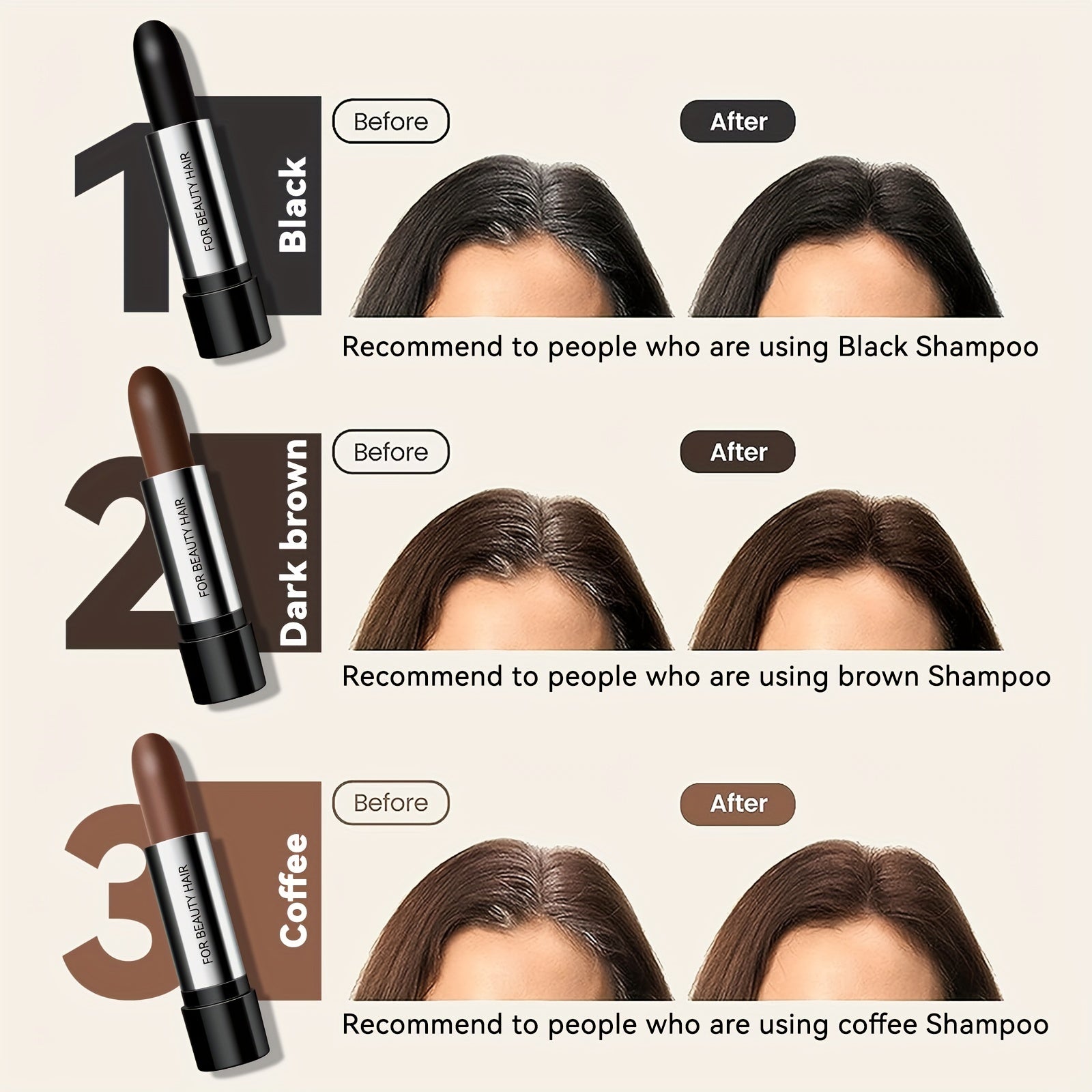 Beard Pencil Filler for Men Brown Water-Resistant Hypoallergenic Long-Lasting Facial Hair Enhancer