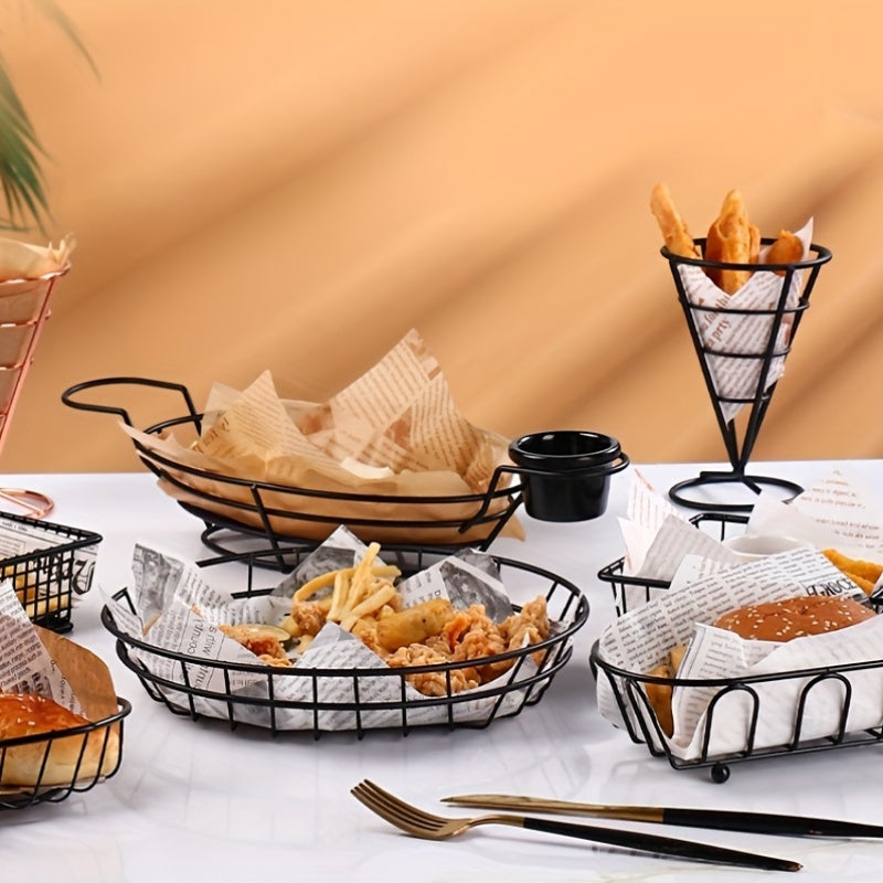 100 Square Paper Doilies Oil-Absorbing Disposable Baking Liners for Kitchen