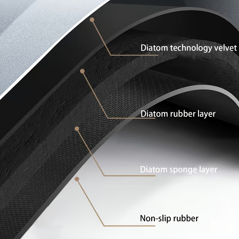 Soft Absorbent Cat Bath Mat Non-Slip Fast Drying Machine Washable Polyester