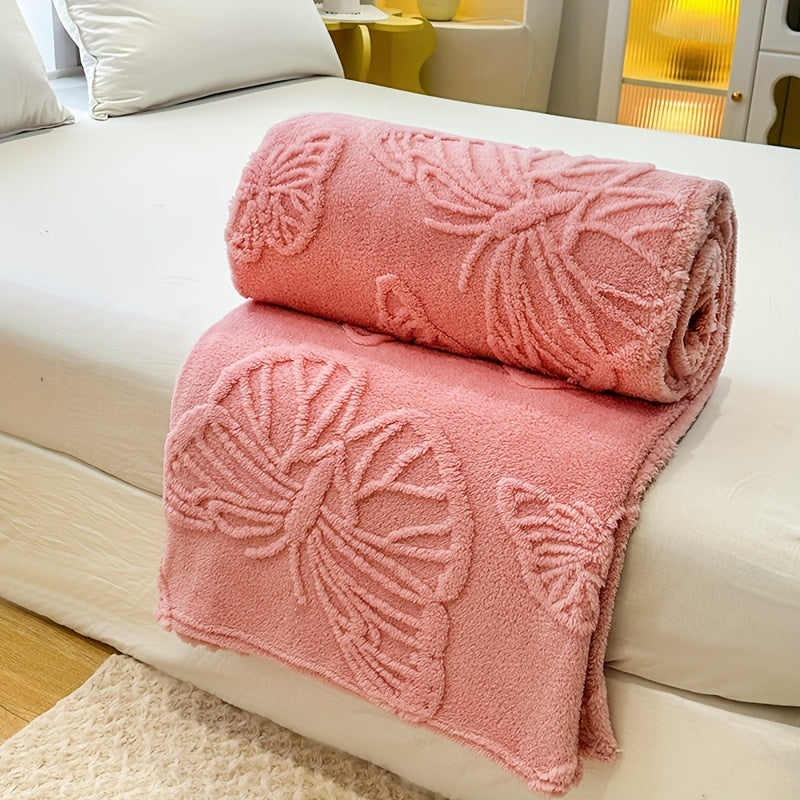 3D Butterfly Milk Fleece Throw Blanket for Bed Sofa Camping Nap Use