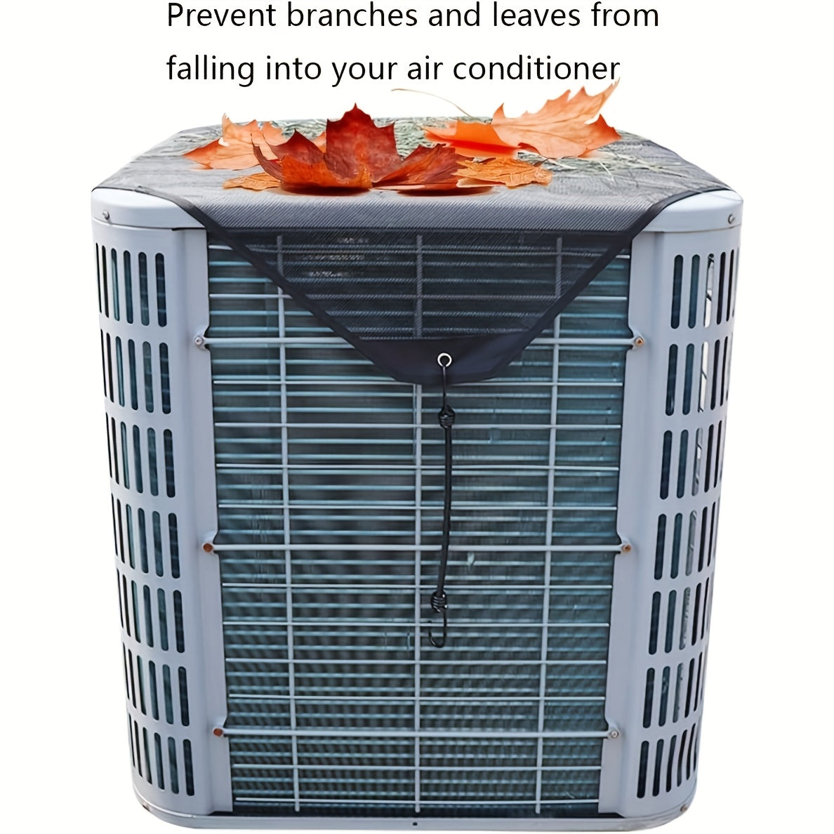 Outdoor Air Conditioner Leaf Guard Cover Mesh Screen Year-Round Protection