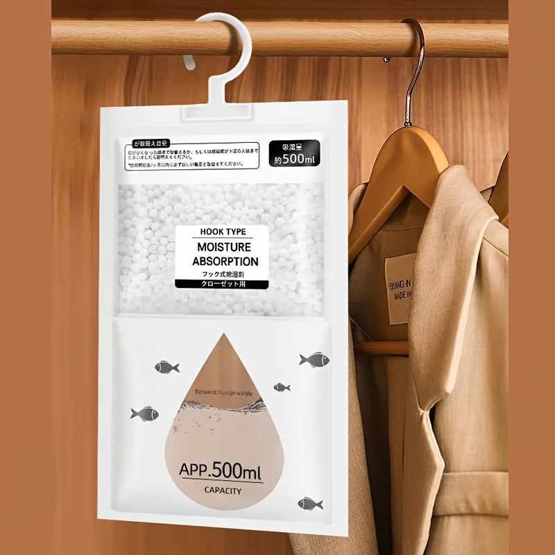 Bolsas grandes de gel desecante que absorben la humedad, 16.9 oz para deshumidificación de armarios y hogares