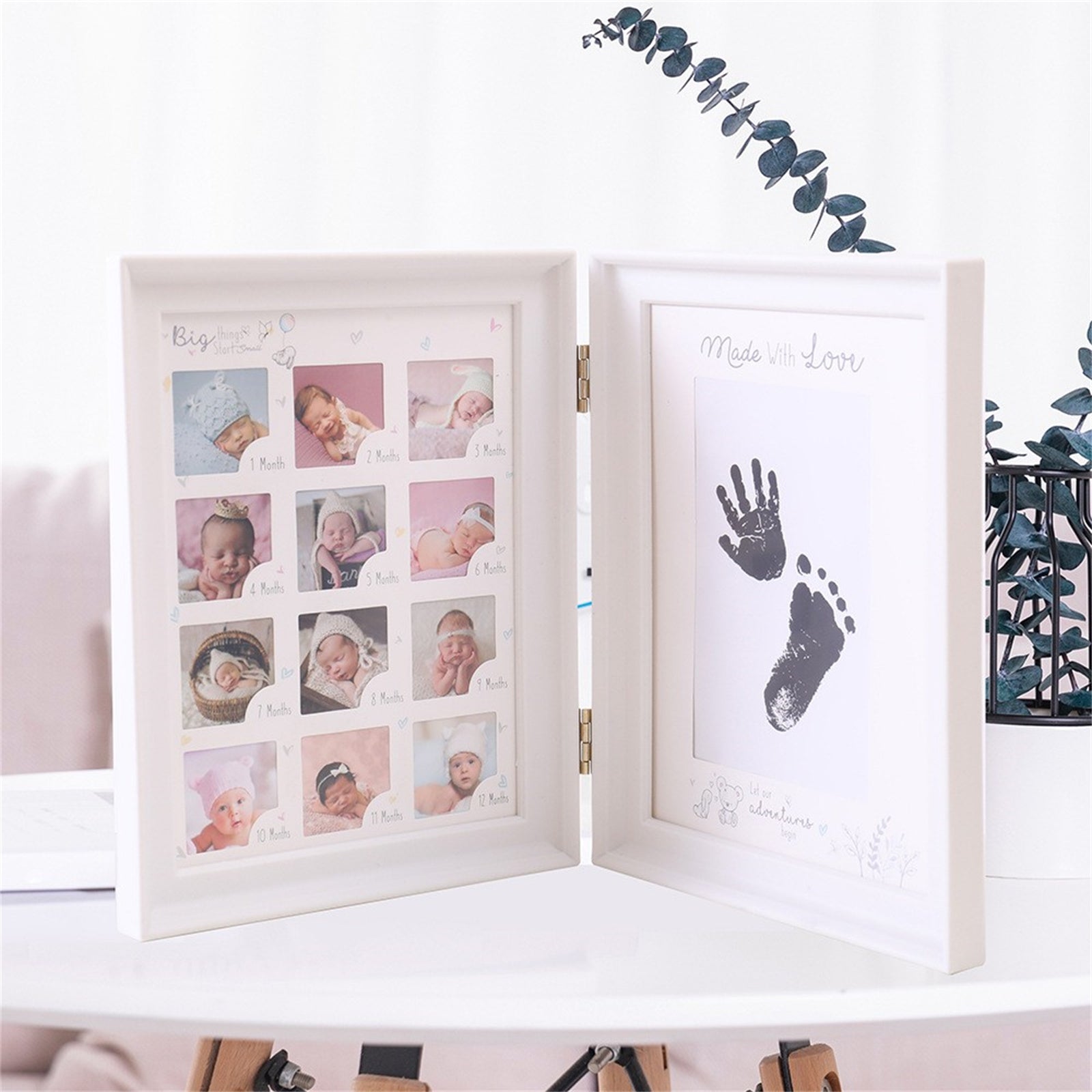 Baby Memory Photo Frame for 100 Days and Holiday Keepsakes