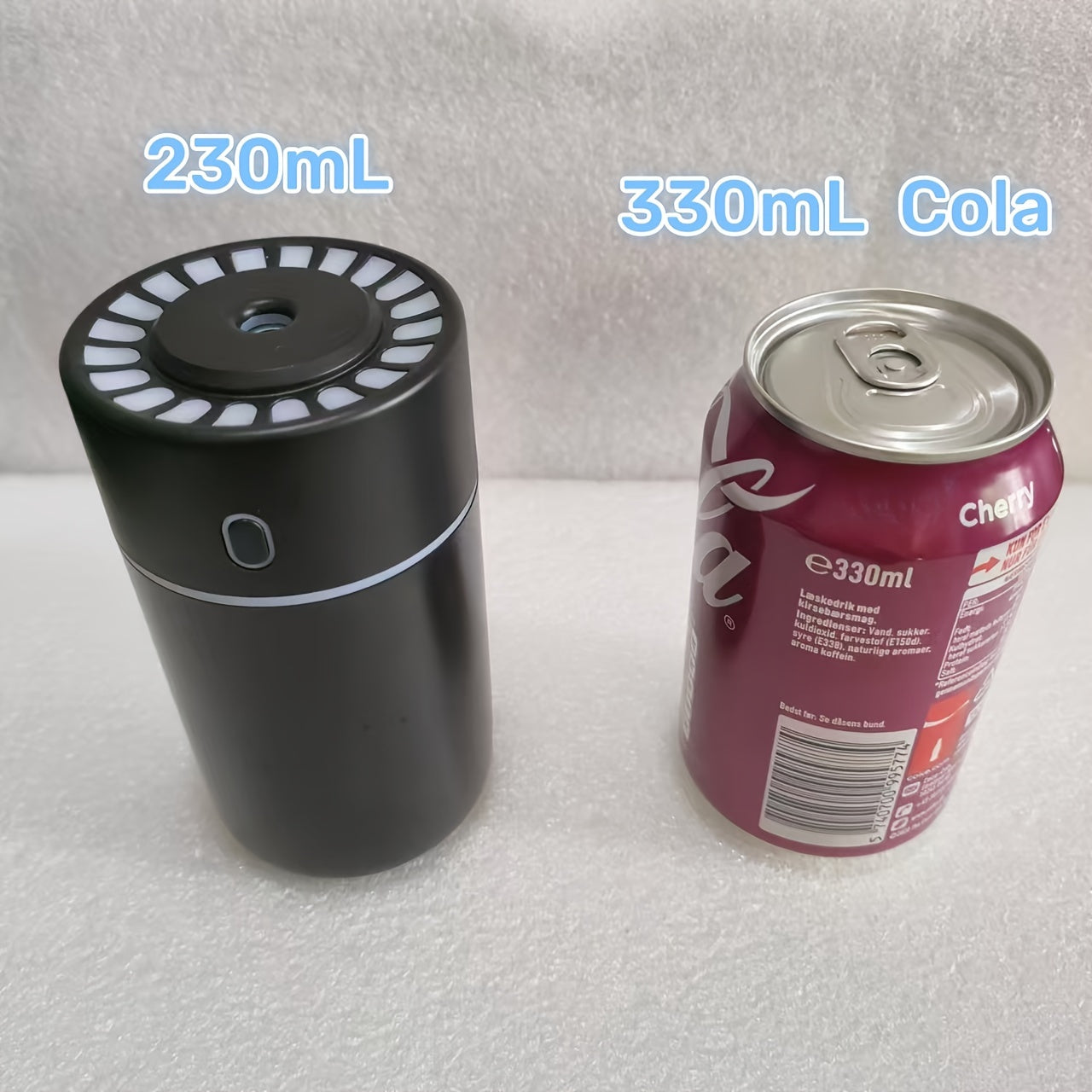 Ultrasonic Humidifier 230mL Quiet USB Portable for Bedroom Office School