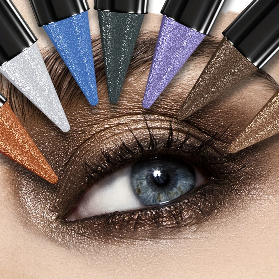 Ayollar uchun marjon porloq ko‘z qalamchalari, uzoq davom etadigan, suvga chidamli, mat