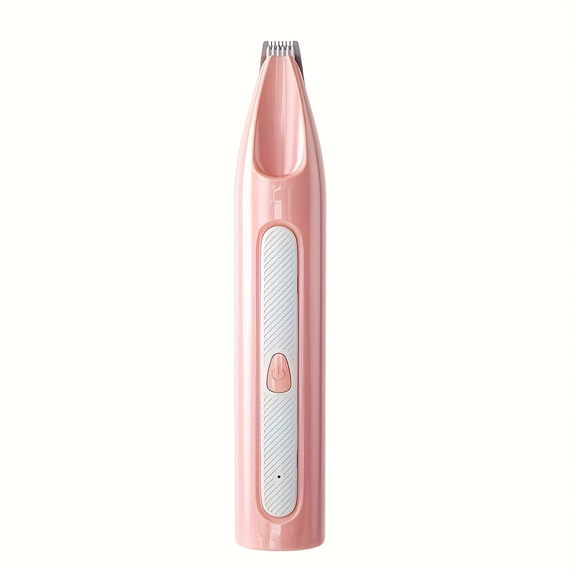 Silent Pet Grooming Kit with Rechargeable Clippers Low-Noise Paw Trimmer Cordless Nail Polisher