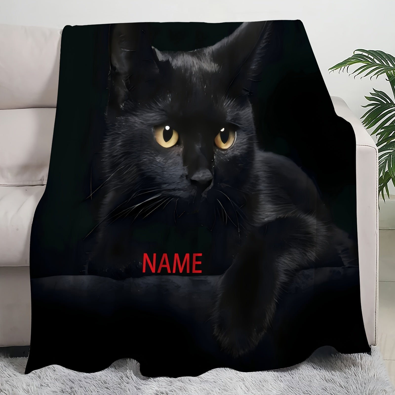 Custom Flannel Blanket Throw Shawl for Lounge and Travel