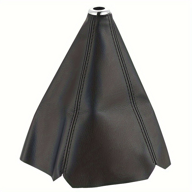 Universal PU teri uzatish uchun shinalar qopqog'i, karbon tolasi naqshli, qizil tikuvlar bilan