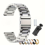 Stainless Steel Watch Band 16mm-24mm for Smartwatches and Traditional Watches Not Water Resistant