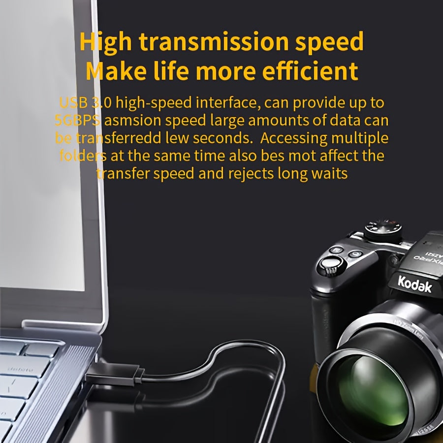 Portable External Hard Drive 500GB USB 3.0 Durable Backup Storage