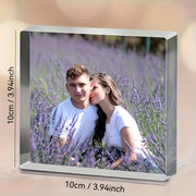 Personalized Square Acrylic Photo Frame for Memories Display