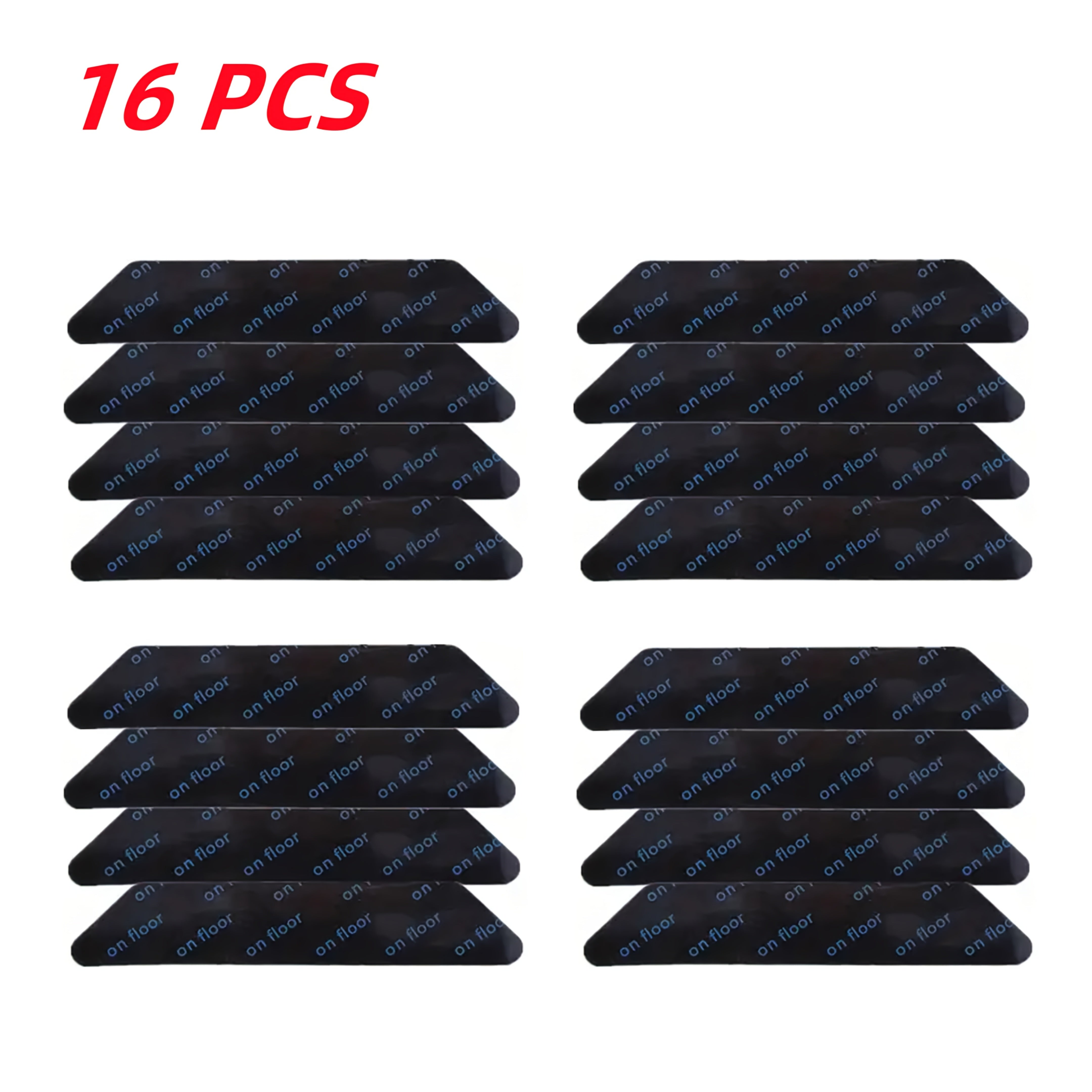 Rug Pad Gripper Set of 8 12 or 16 Non-Slip Washable for Hardwood Floors