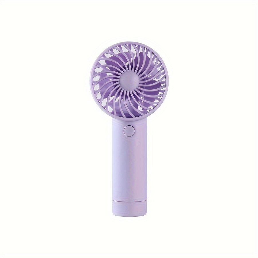 Mini Personal Handheld Fan with 3 Speeds USB Rechargeable Quiet Operation