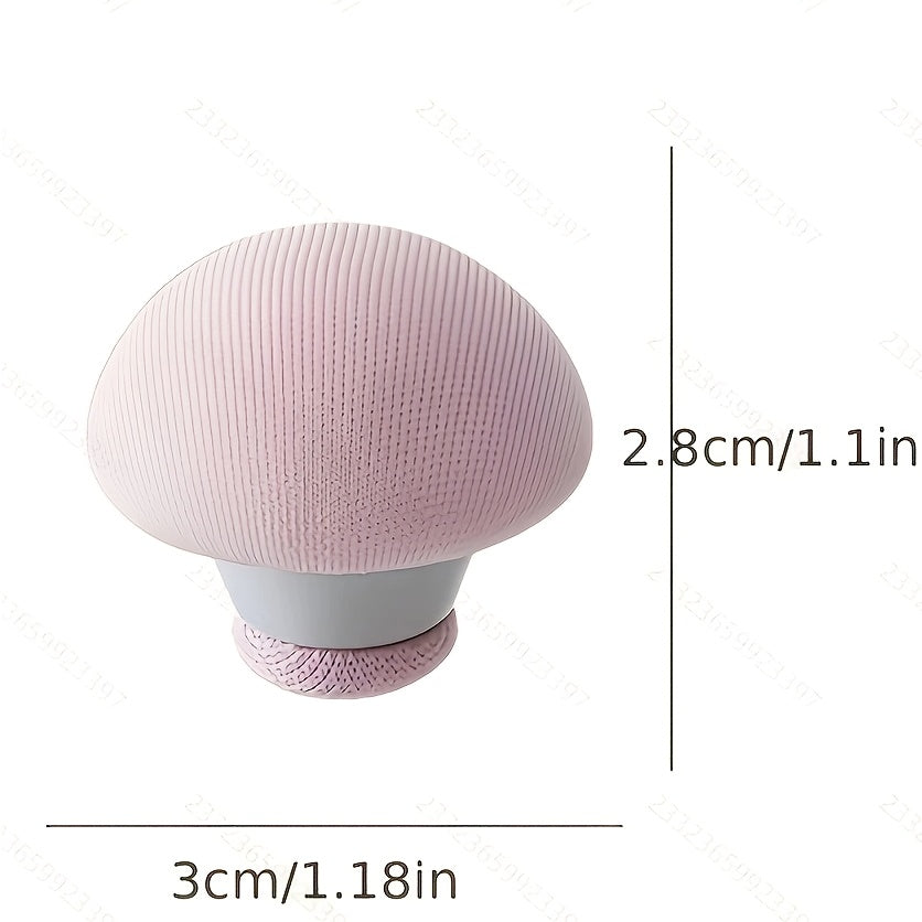 Pink Mushroom Design Adhesive Hook for Hanging Bedding Curtains Socks Quilts
