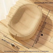 Multi-Functional Sisal Cat Scratcher Lounge for Claw Care