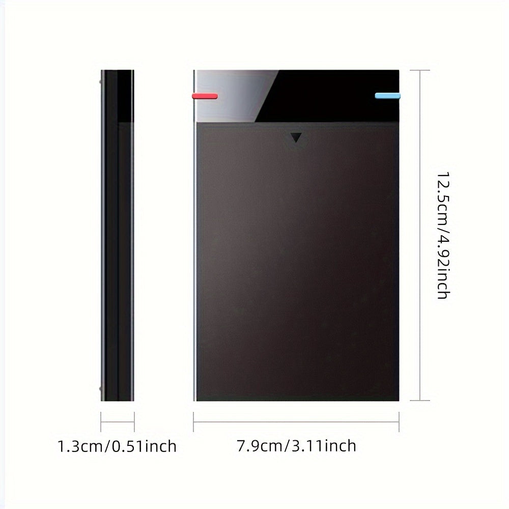 250GB Portable External Hard Drive USB 3.0 NTFS Lightweight Compact