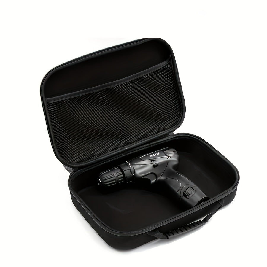 Asboblar sumkasi, suv o'tkazmaydigan, shokga chidamli, katta sig'imli, elektr drill uchun tashish qutisi, Oksford mato