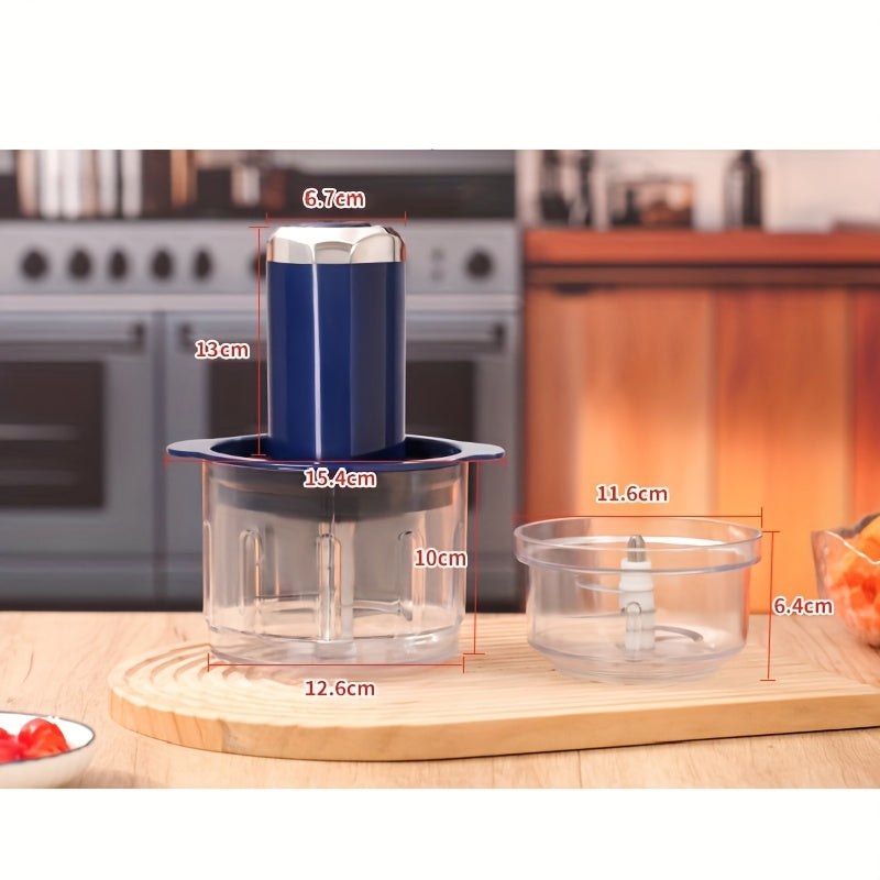 Электрическая кухонная машина для измельчения мяса с чашами и лезвиями 220В 2000об/мин