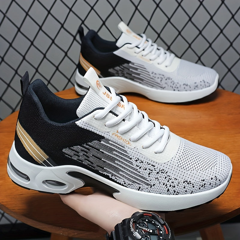 Men's Breathable Knit Sports Shoes Lightweight Casual Running Sneakers