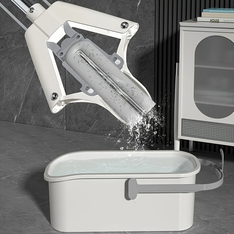 Two Super Absorbent Sponge Mop Heads for Wet and Dry Cleaning, Suitable for Kitchen Bathroom Tile Hardwood Floors