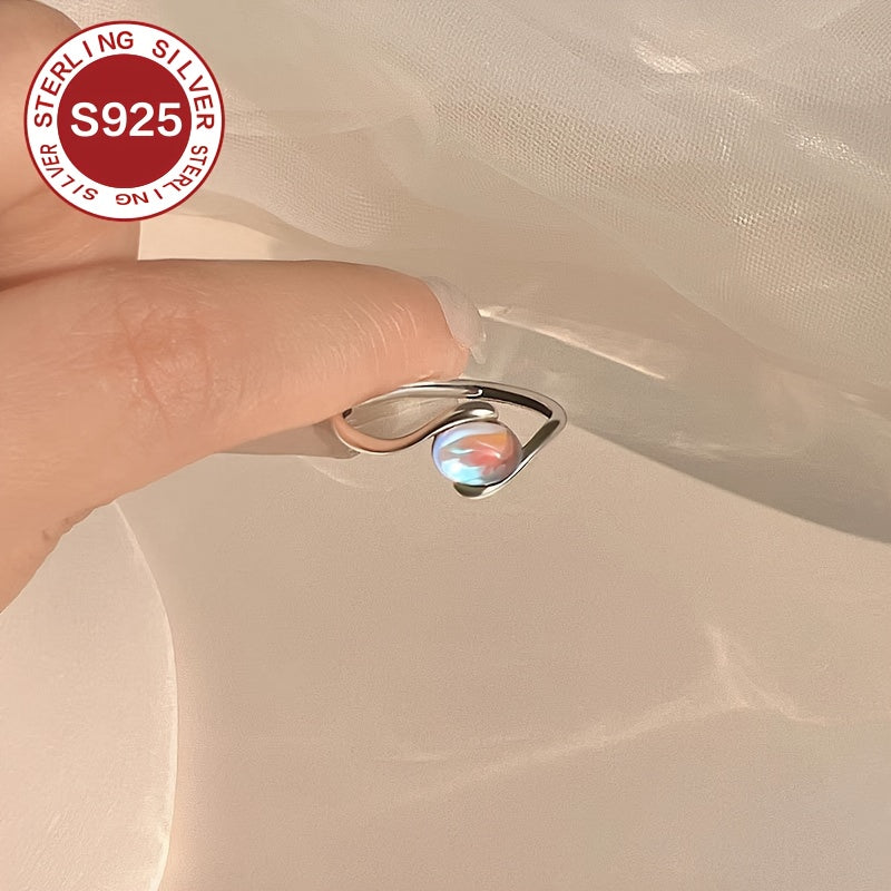 Women's Hypoallergenic 925 Silver Minimalist Ring for Valentine's Day or Mother's Day Gift