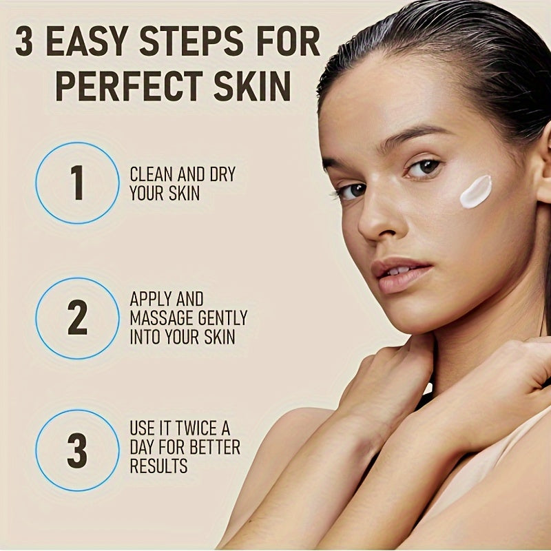 Unisex Face Cream 1.7 Fl Oz Hyaluronic Acid Retinol Collagen Firming Moisturizer