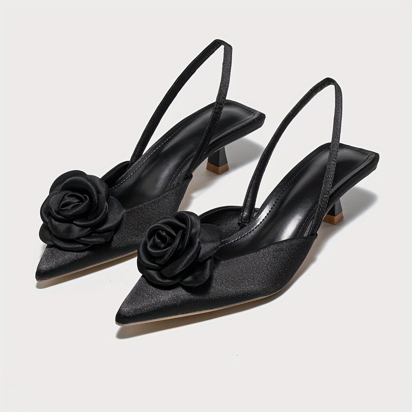 Women's Solid Color High Heel Shoes with Ankle Strap for Summer Weddings and Parties